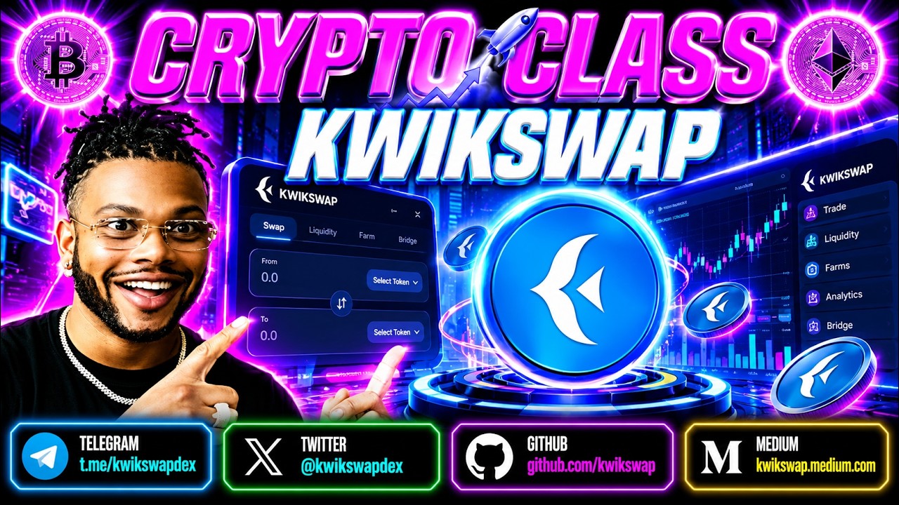 CRYPTO CLASS: KWIKSWAP | DECENTRALIZED SWAP EXCHANGE PROTOCOL | LAYER 2 SCALING | 4 BLOCKCHAINS