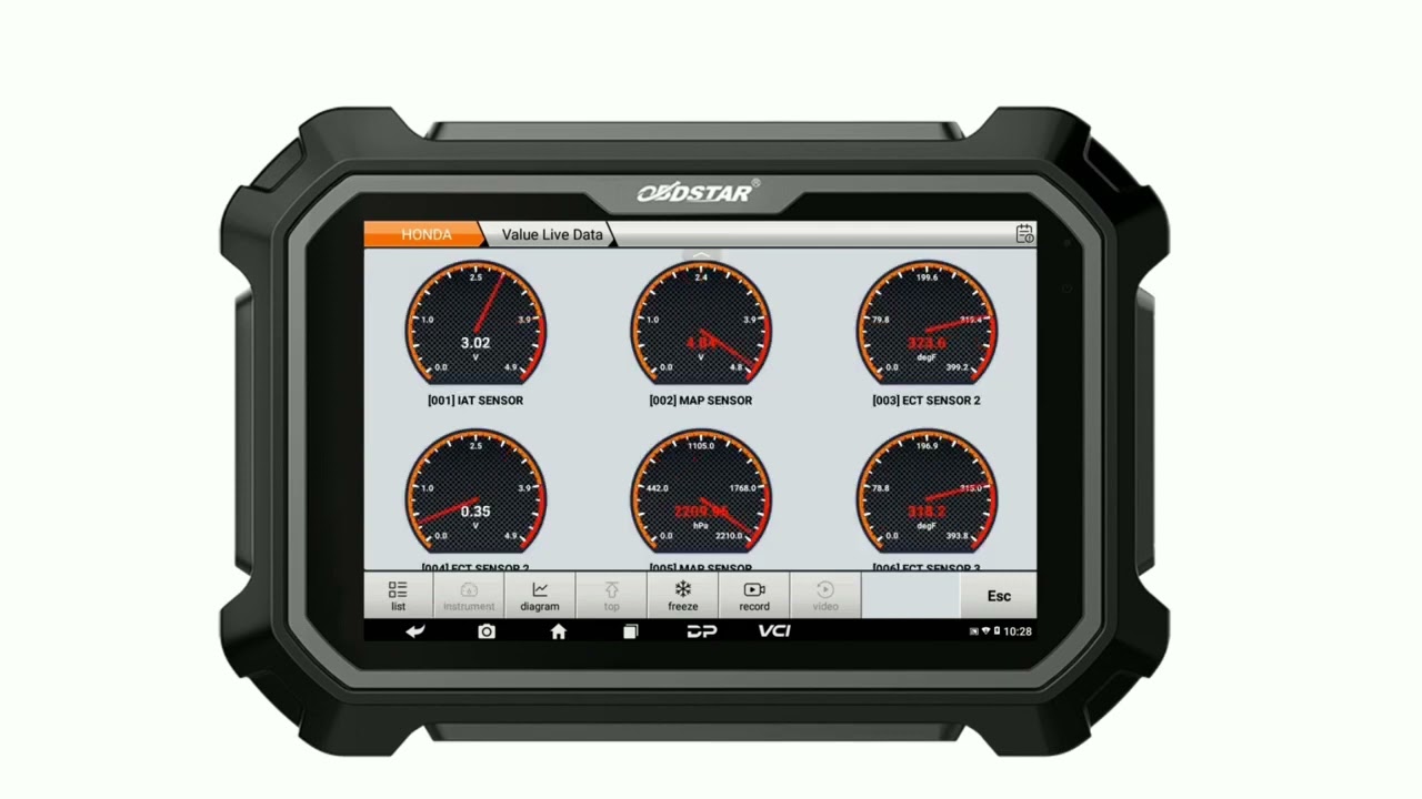 Обзор интеллектуального морского диагностического сканера OBDSTAR D800 OBDII365