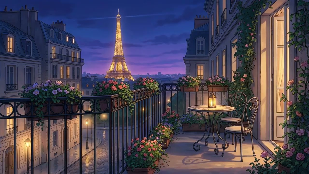 Parisian Evening Jazz • Slow Jazz for Relaxation//Study//Sleep