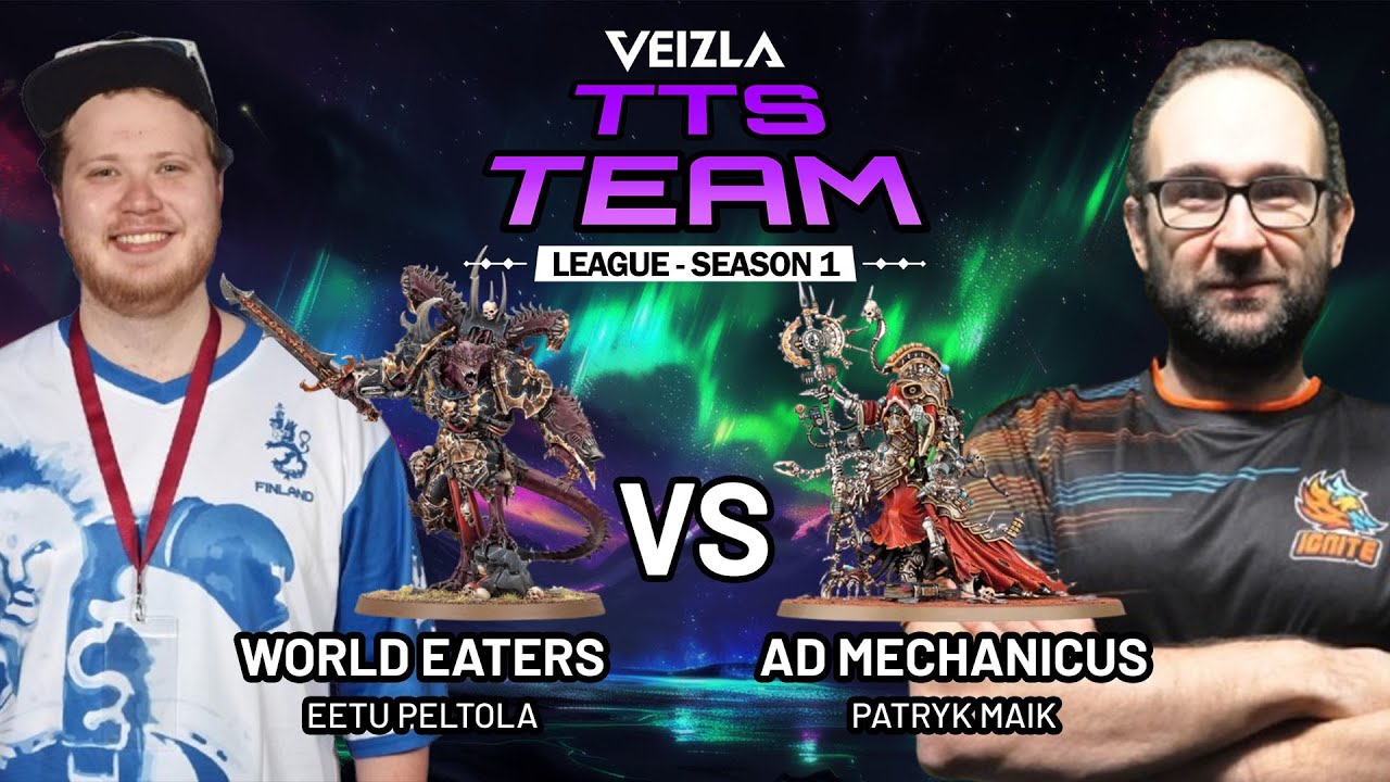 🔥 World Eaters vs Ad Mechanicus - Eetu Peltola vs Patryk Maik 🔥