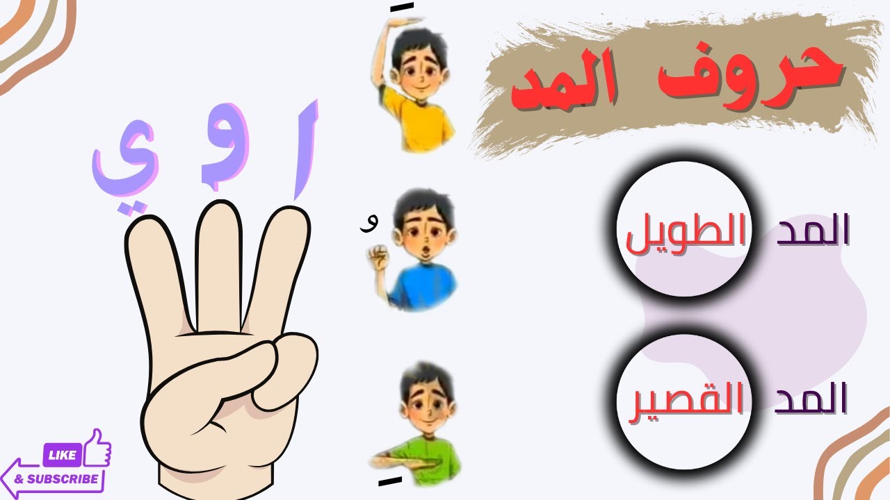 المد الطويل والمد القصير#مع_لولو#الحروف_الهجائية#challenge