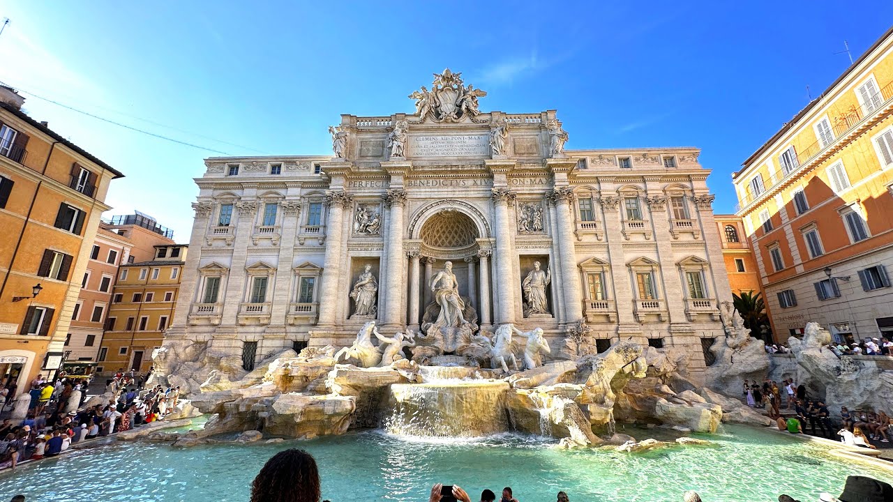 Rome Walking Tour to the Trevi Fountain Rome Italy | Did you spot the PICKPOCKETS 😱