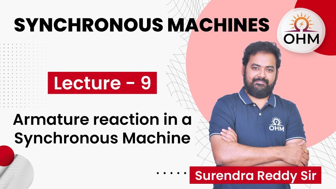Synchronous Machines | L:09 | Armature Reaction | OHM Institute | GATE-EE