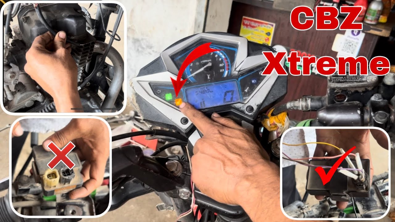 Hero cbz extreme bike ki cdi coile ko bypass kase kare Dekhiy