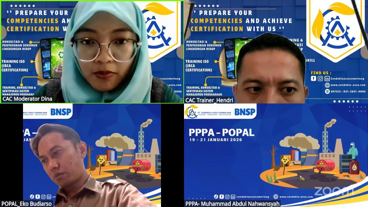 Training PPPA POPAL - 19 Januari 2026 - Sesi Pagi