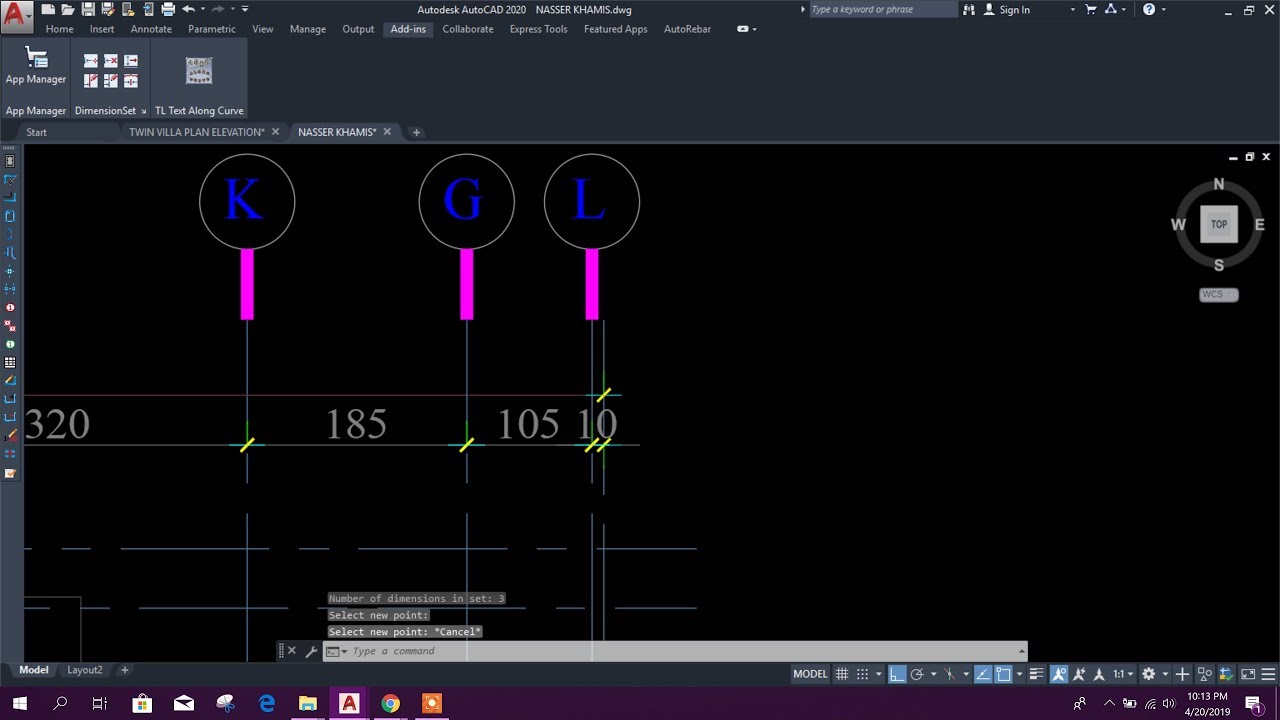 AUTOCAD 2020 : Working with Easier Dimension System & Text Along Curve Line
