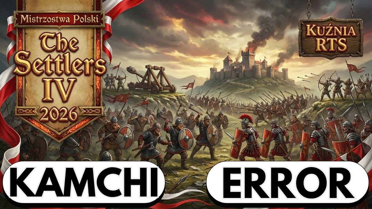 MISTRZOSTWA POLSKI THE SETTLERS IV 2026 - 1/2 - /UB/ - KAMCHI vs ERROR