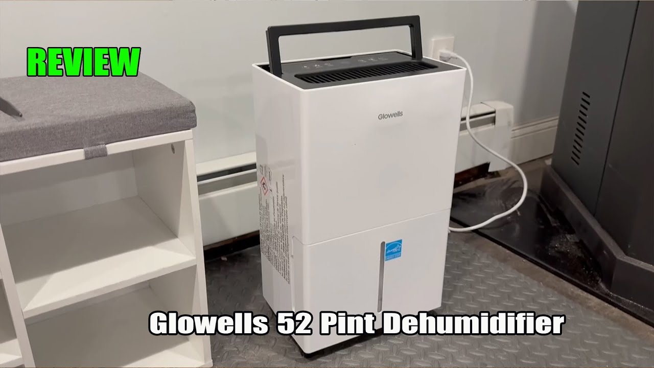 Glowells 52 Pint Dehumidifier Review | Best Energy Star Moisture Control for Home & Basement?