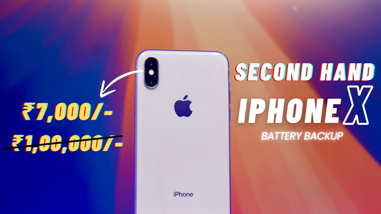 Second Hand iPhone X Battery Backup in 2025 - ₹7,000 me Lena Chahiye ??