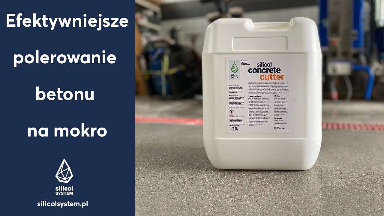 Silicol Concrete Cutter - szybsze i lepsze polerowanie betonu na mokro