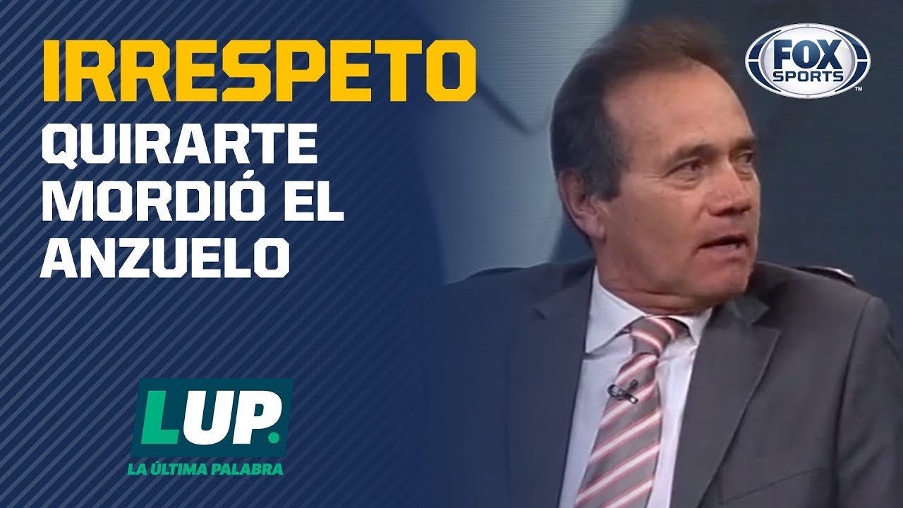¡Explotó Fernando Quirarte! 