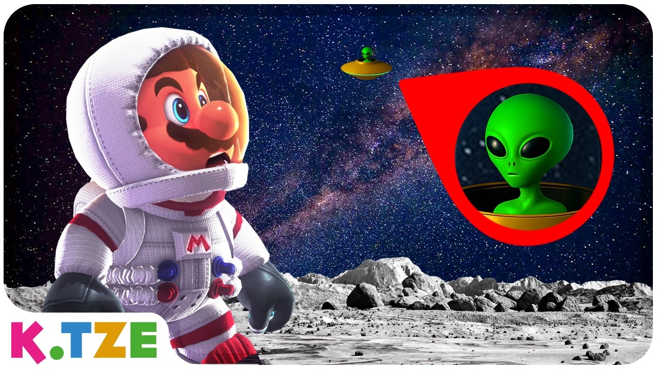 Самое страшное открытие инопланетян в космосе 👽😱 История Super Mario Odyssey
