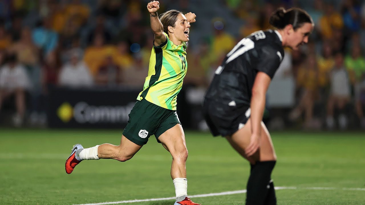 5️⃣ GOAL: Katrina Gorry rounds out a five star performance | CommBank Matildas v New Zealand