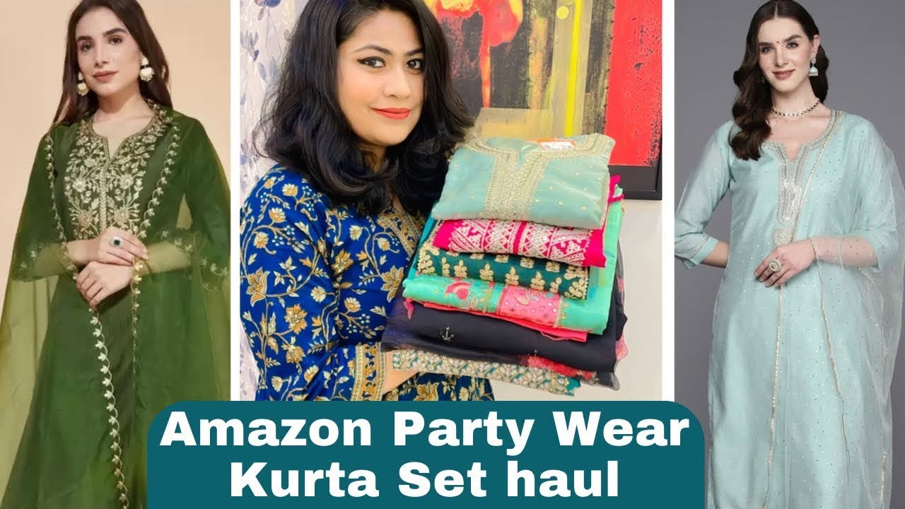 Amazon kurta set haul | Party wear kurta set | Kurta set haul