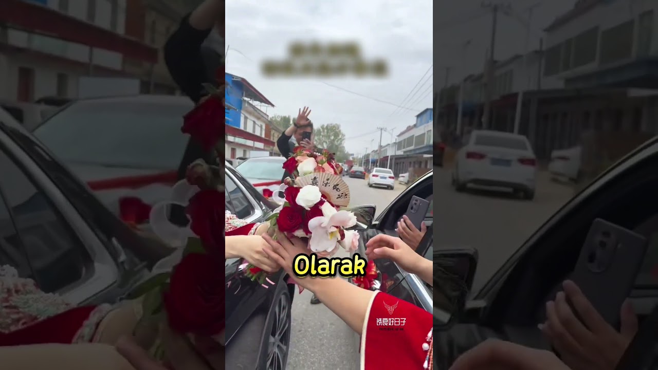 Уникальная традиция: невесты обмениваются букетами! 🇨🇳💐