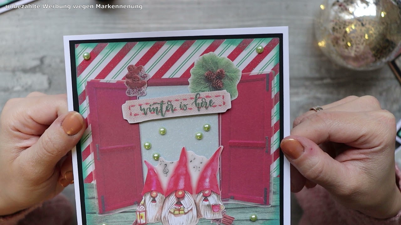 24 gebastelte Weihnachtskarten aus 2 DIY Card making Blöcken von #Action Teil 2
