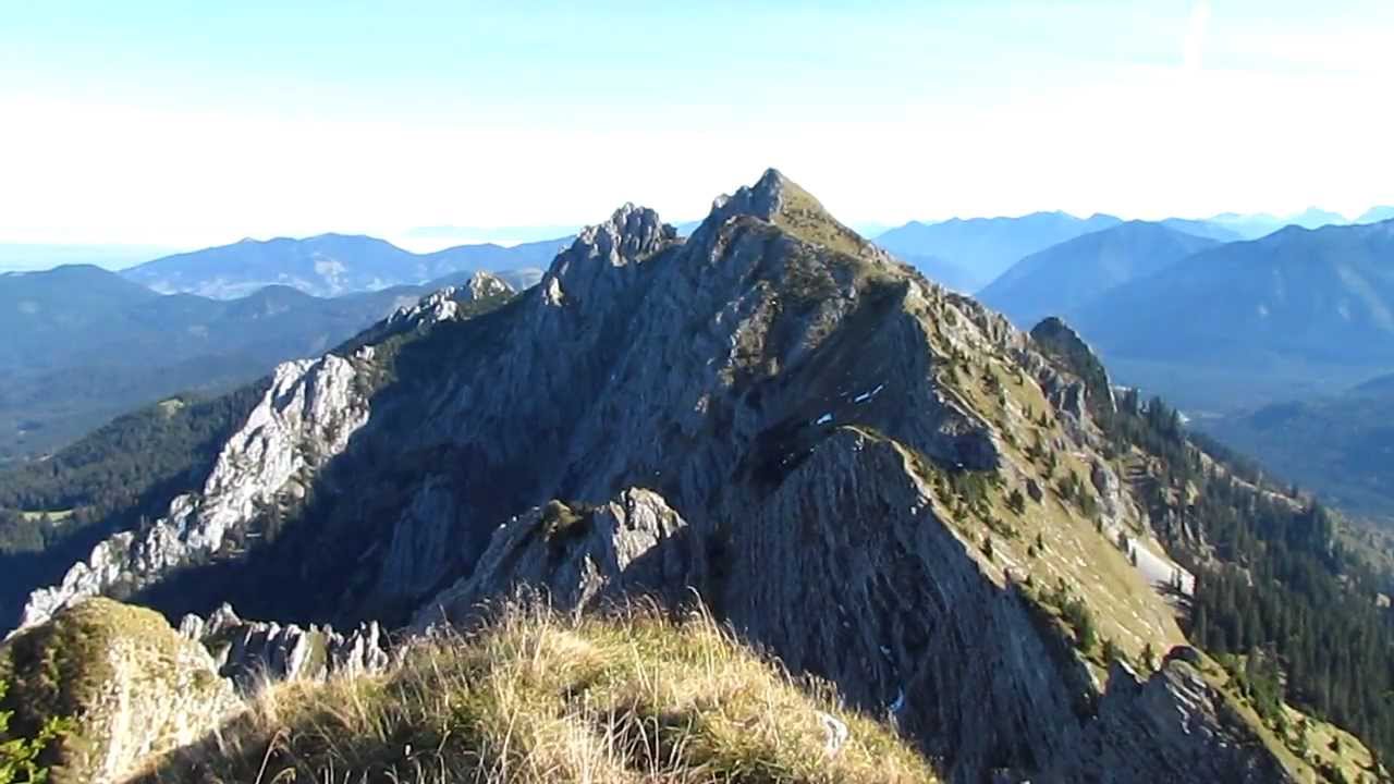 360&deg; Panorama vom Feigenkopf /Ammergauer Alpen/Zoom zu den Lechtaler Alpen/Klammspitze/CanonSX30IS