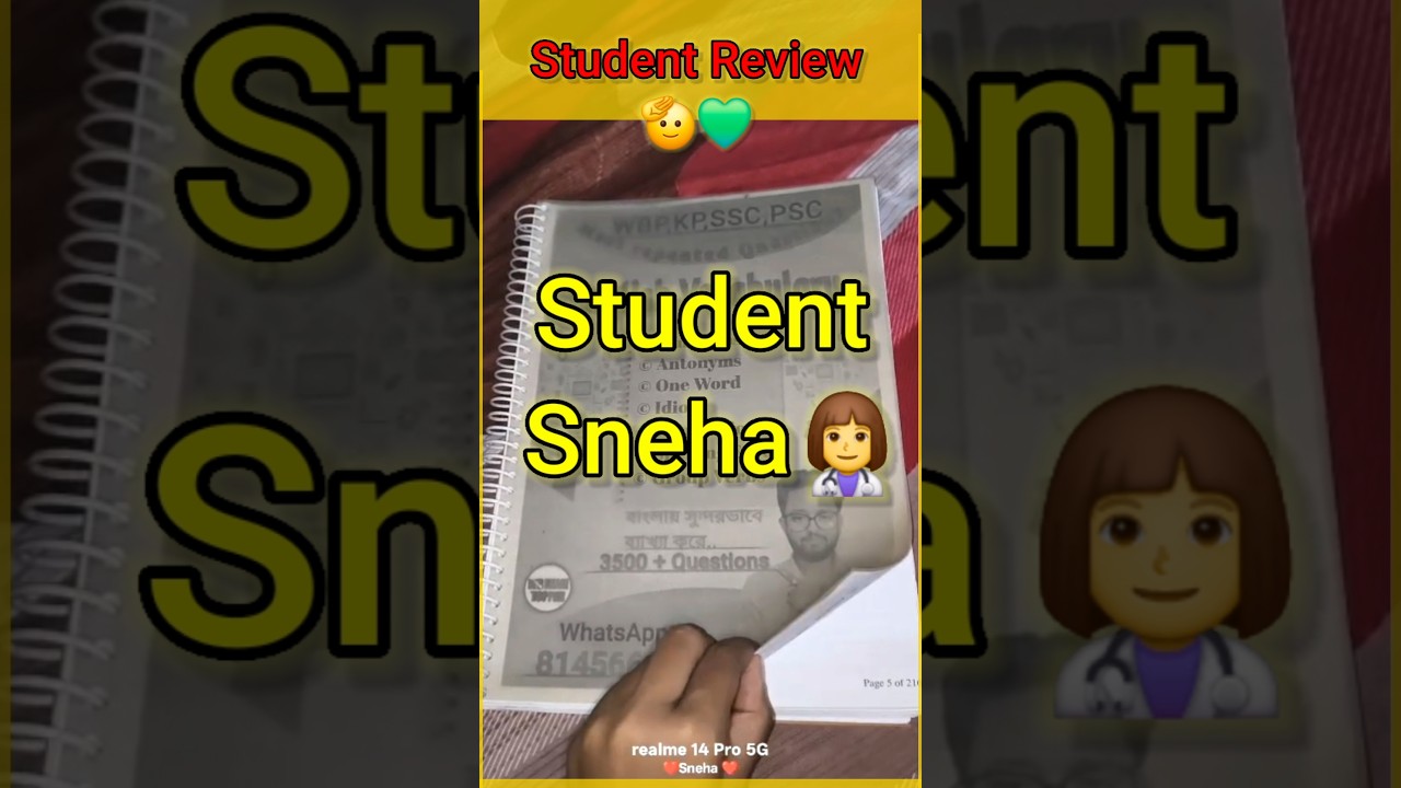 Best English Vocabulary Book Review By Sneha! 🤩📖  #VocabularyBook #Review #English #Books #Study