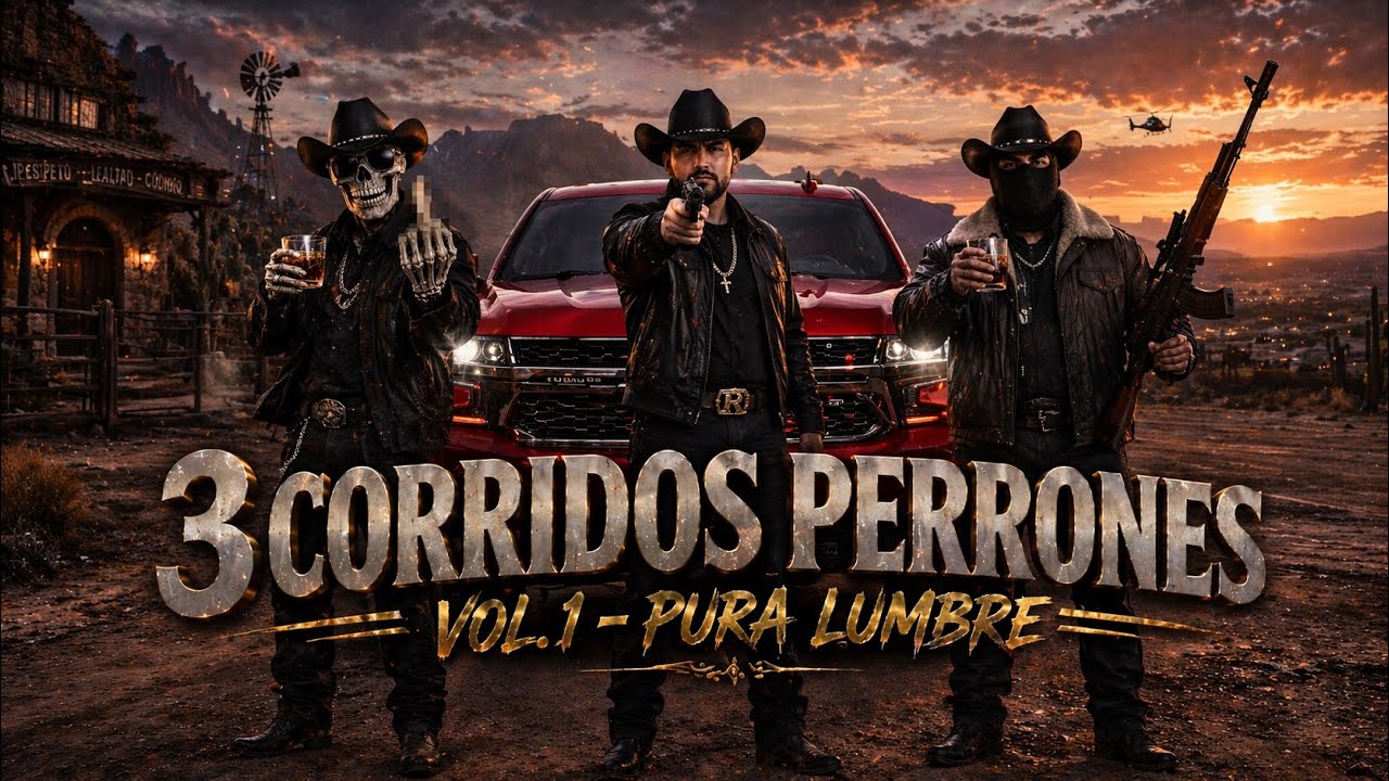 3 Corridos Perrones Vol. 1 🔥 Pura Lumbre | Mix Corridos Tumbados Que Prenden La Calle