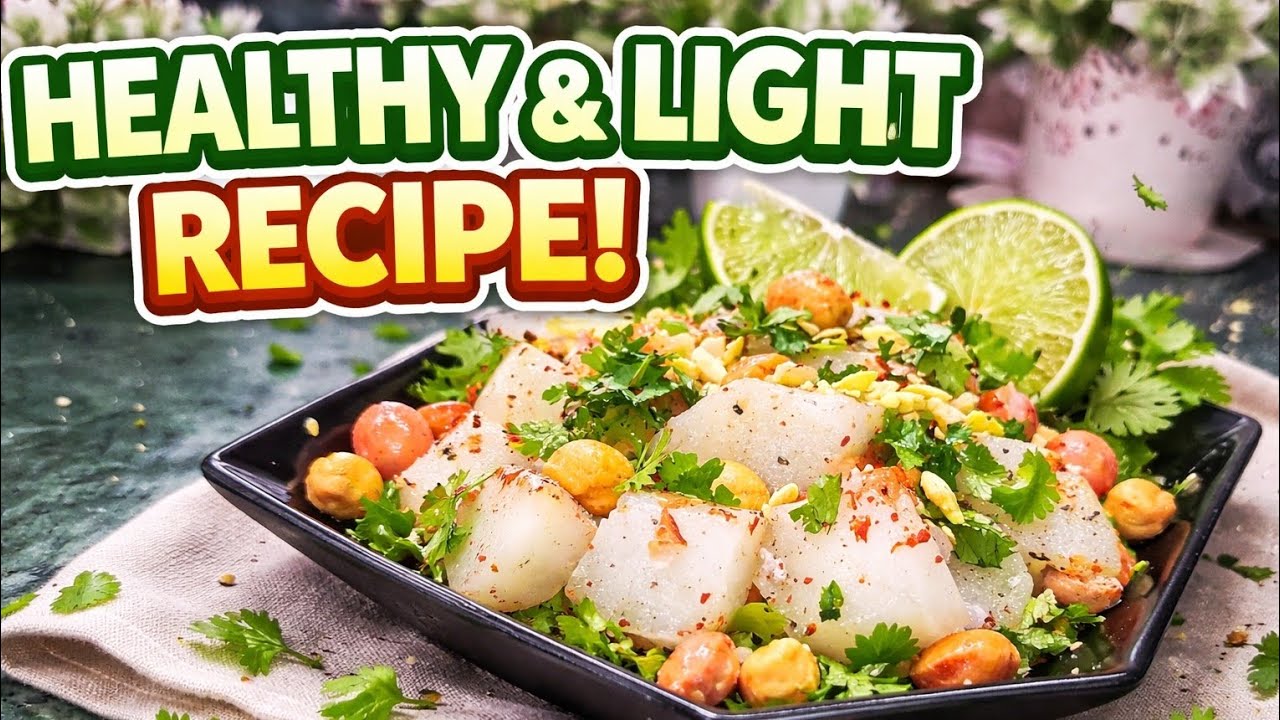 Healthy & Light Recipe | Tasty Low Calorie Snack at HomeHealthy Light Snack Recipe | Easy & Quick 
