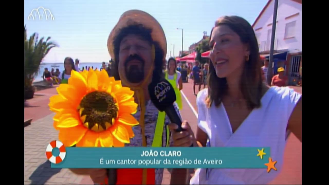 João Claro em S  Jacinto no Porto Canal agosto 2019/ Jardineiro do amor