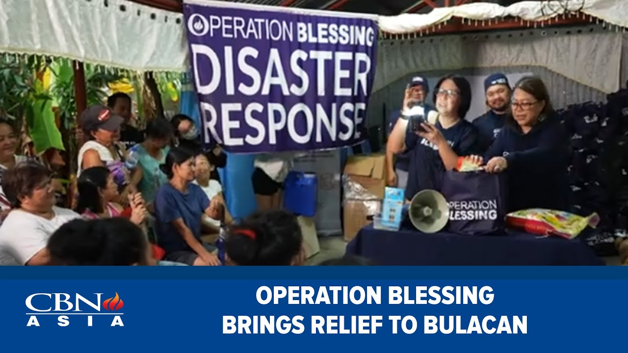 Operation Blessing Brings Relief to Bulacan | #CBNAsia Ministry Video