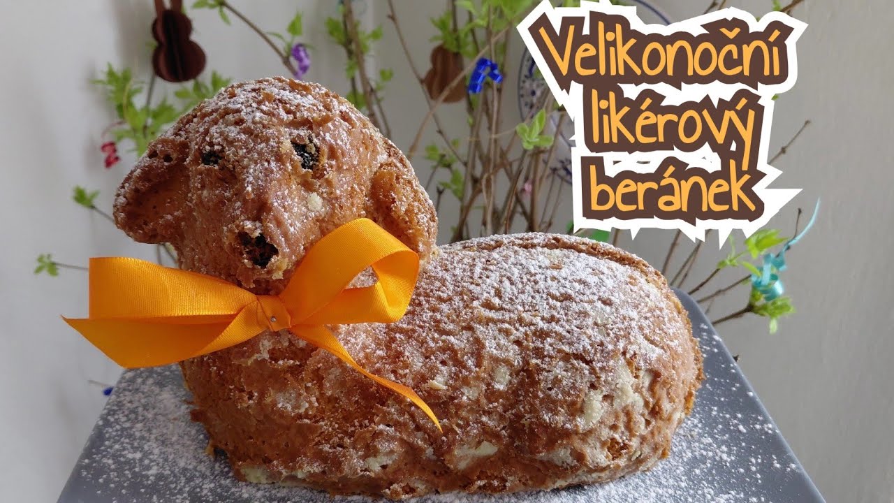 Velikonoční likérový beránek-recept 🤗🐏