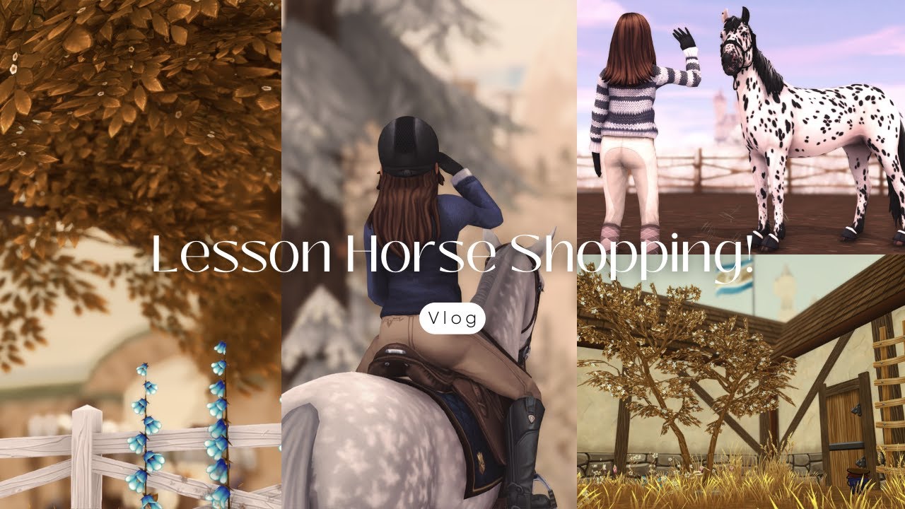 Lesson Horse Shopping Vlog || SSO RRP