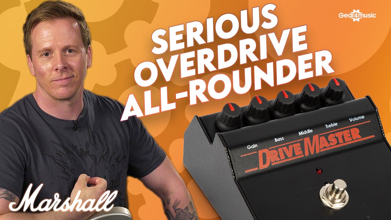 Переиздание Marshall: гитарная педаль Drive Master | Gear4music Guitars