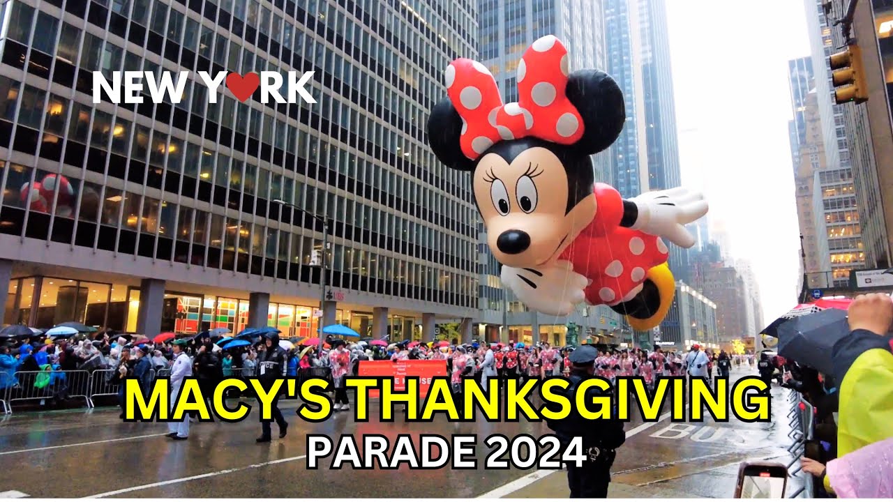 [4K]🇺🇸 2024 Macy's Thanksgiving Day Parade in New York City/FULL🎉🥁📯 Nov. 28 2024