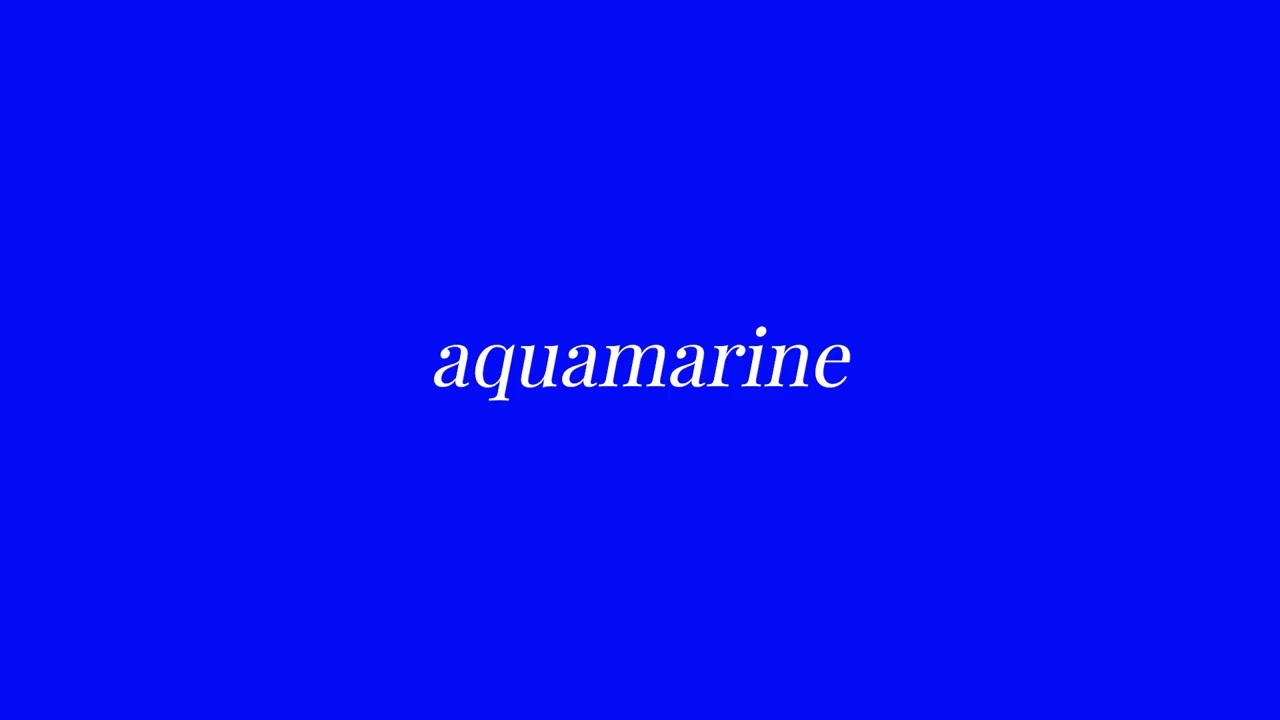 aquamarine