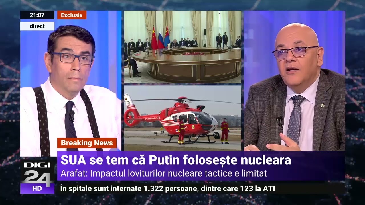 Raed Arafat, despre un atac nuclear în Ucraina: E normal să ne pregătim