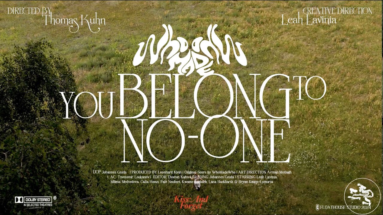 WhoMadeWho - You Belong To No One (Official Video)