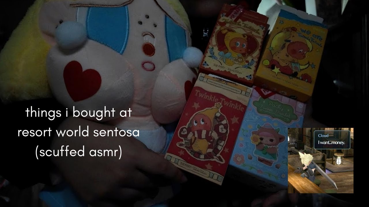 things i bought at resort world sentosa (scuffed asmr)