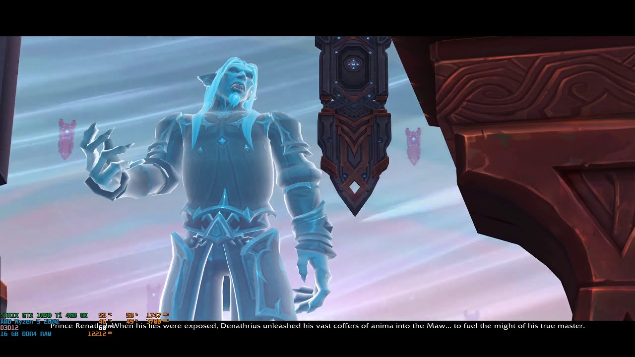 The Final Plan in Oribos Cinematic in 2K60FPS Remastered