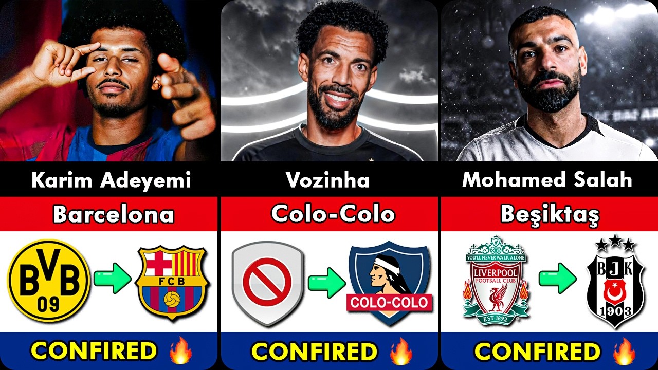 🚨 TOP 100 OFFICIAL CONFIRMED TRANSFERS OF SUMMER 2026! 🔥⚽