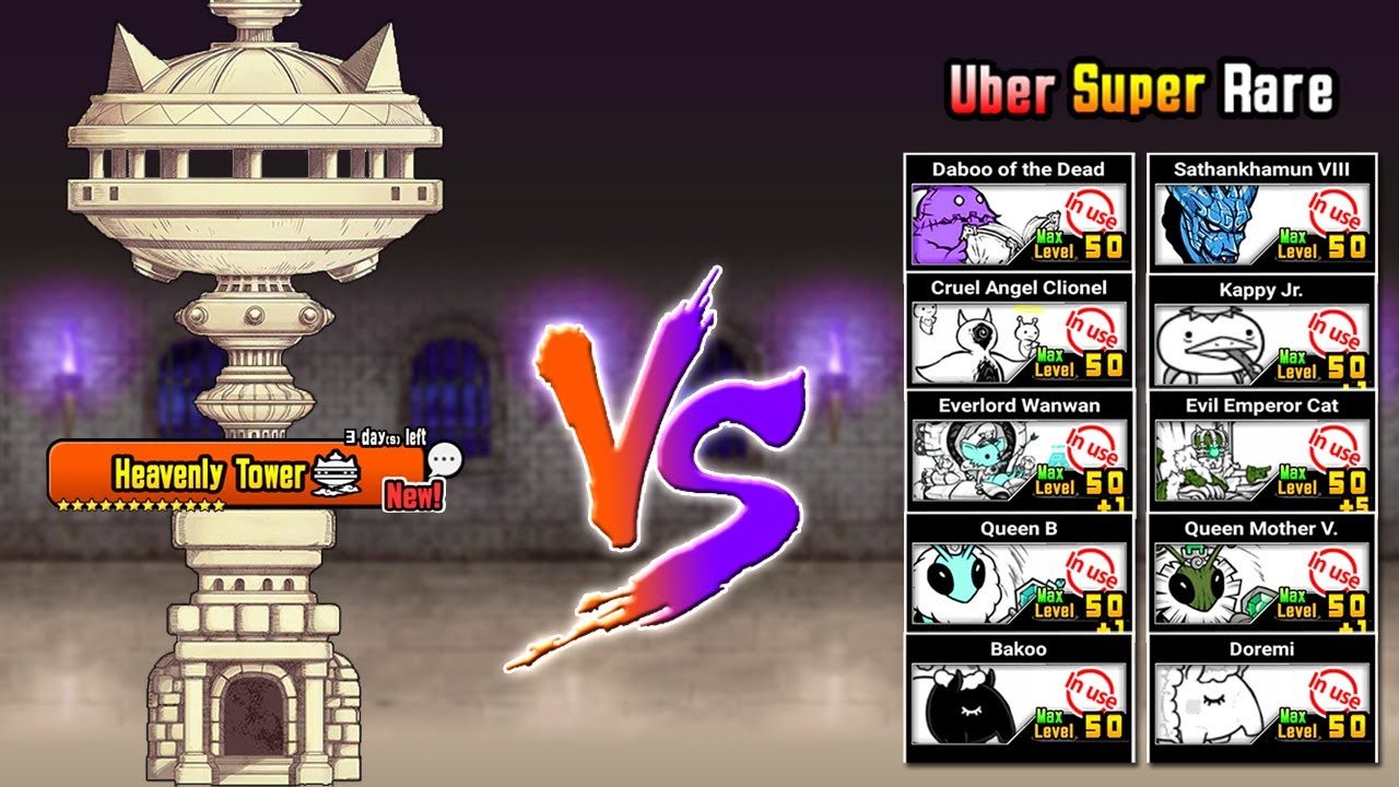 The Battle Dogs - Heavenly Tower VS Bosses Advent ( Floor 1 ~ Floor 50 )