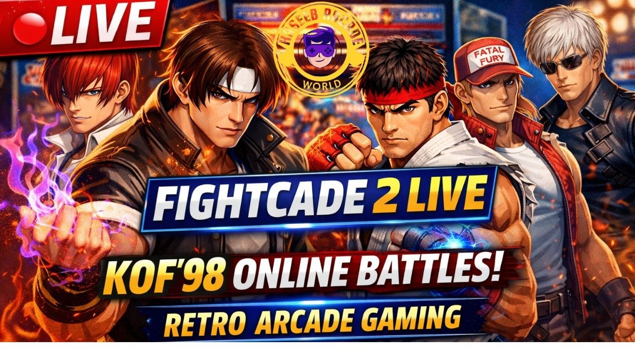 🔴Fightcade 2 Live  | Classic Arcade Battles | King of Fighters 98 17-3-2026 1080p 60fps