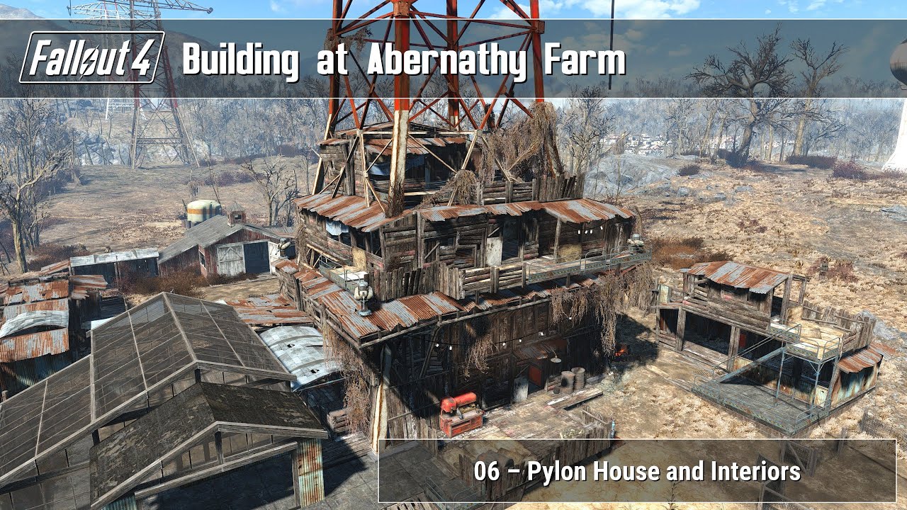 Fallout 4 - Building at Abernathy Farm 06 (Pylon House and Interiors)