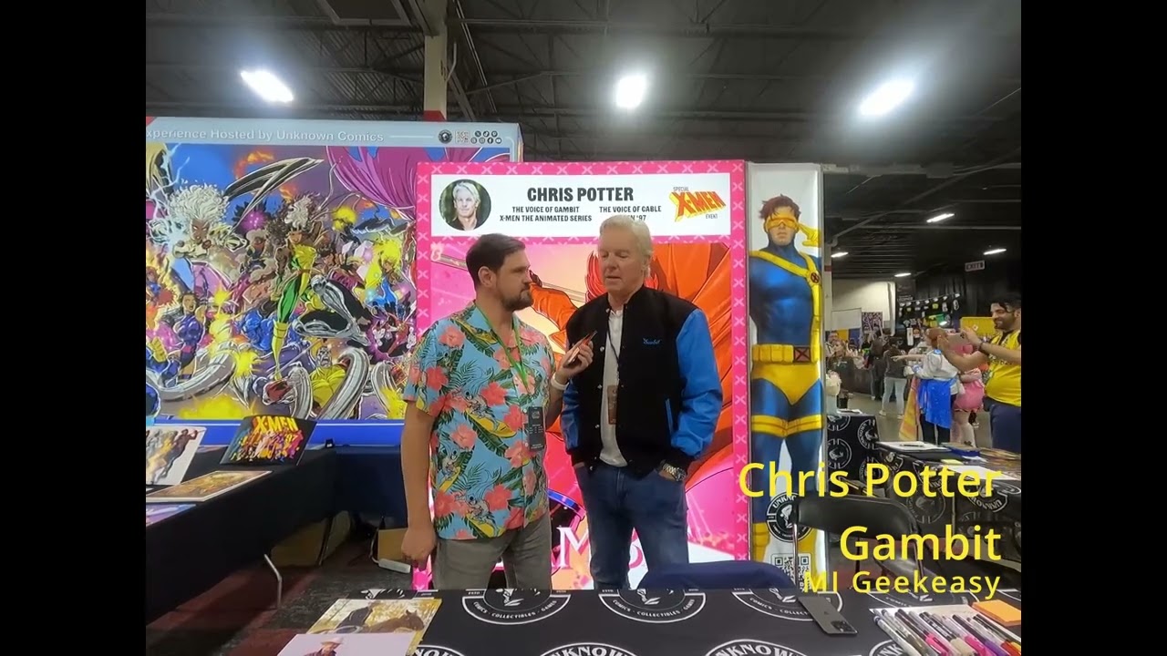 Chris Potter the voice of Gambit and Cable