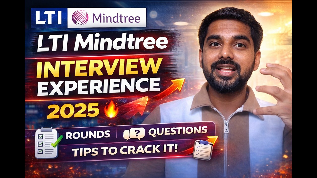 Опыт собеседования LTI Mindtree 2025 🔥 | Раунды, вопросы и советы, как добиться успеха!