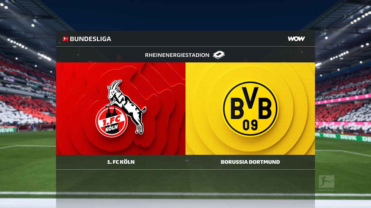1. FC Köln vs Borussia Dortmund