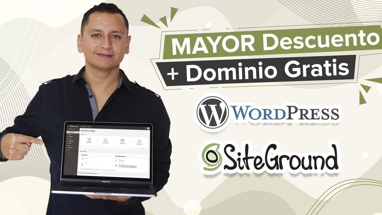 🥎  Cómo comprar Hosting en SiteGround 👊 Te enseño a instalar WordPress 👊