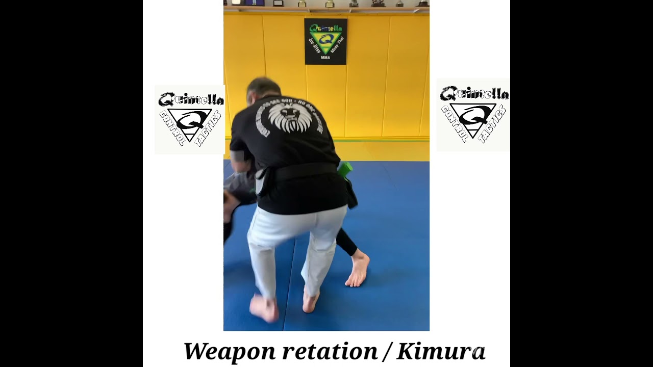 Stand up weapon retention / kimura control / Jiujitsu self-defense