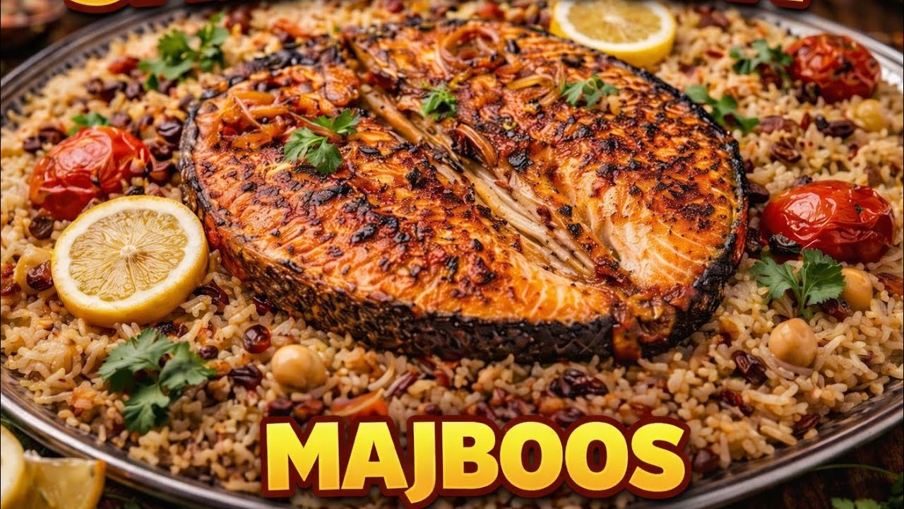 Authentic Majboos Malayalam | Arabic Food | Salmon Majbous | Air Fried Salmon | Qatar | UAE | Saudi 