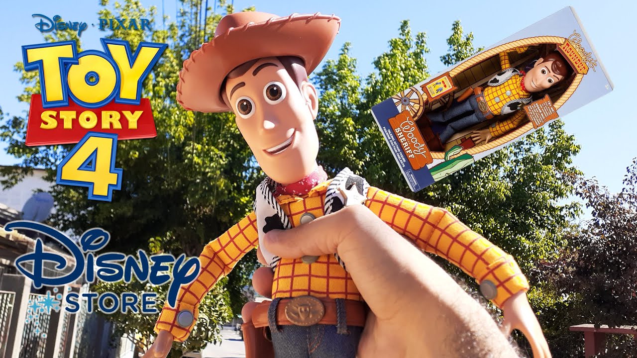 (ESPAÑOL) TOY STORY 4 Woody 2019 Disney Store   Reseña review