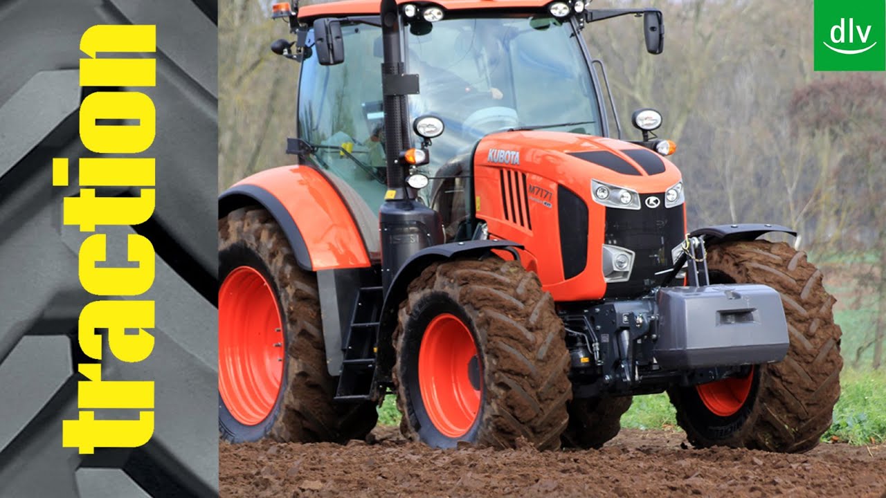 Kubota M7171 KVT im traction-Erstkontakt