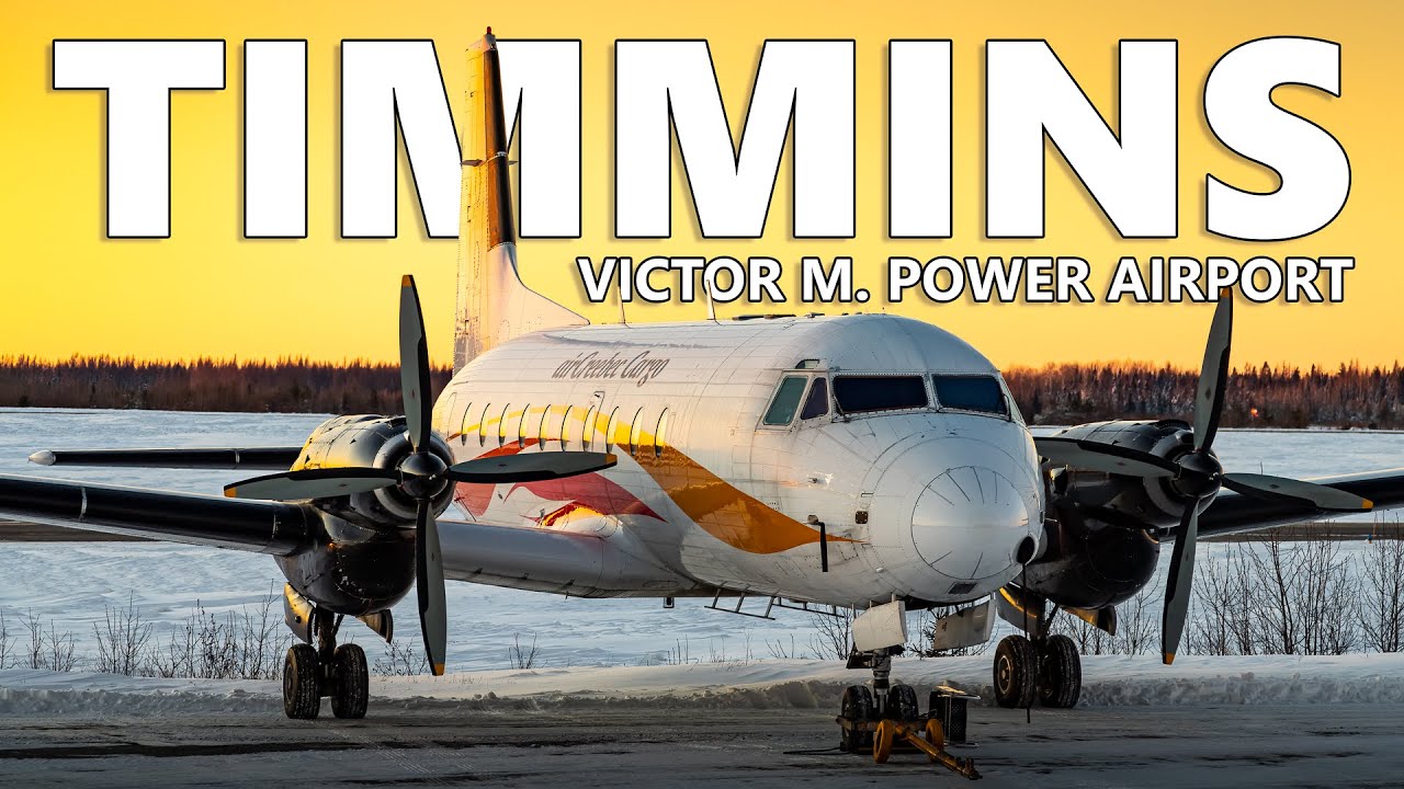 NORTHERN ONTARIO PLANE SPOTTING! Timmins Victor M. Power Airport