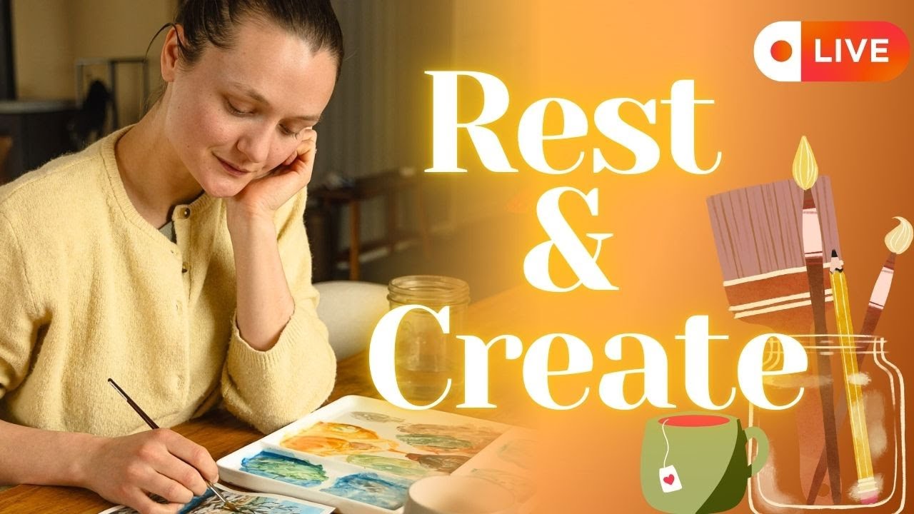 LIVE Cozy Painting, Classical Spring Music & Good Company 🎨The Quiet, Creative Hour
