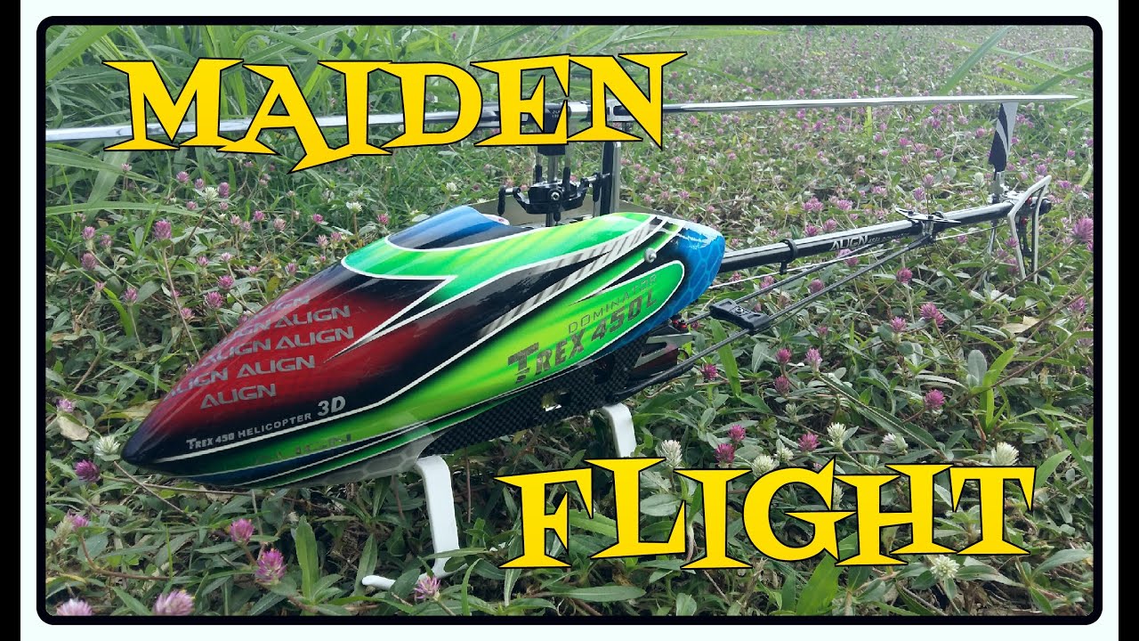 Trex 450L Dominator 6S - Maiden Flight